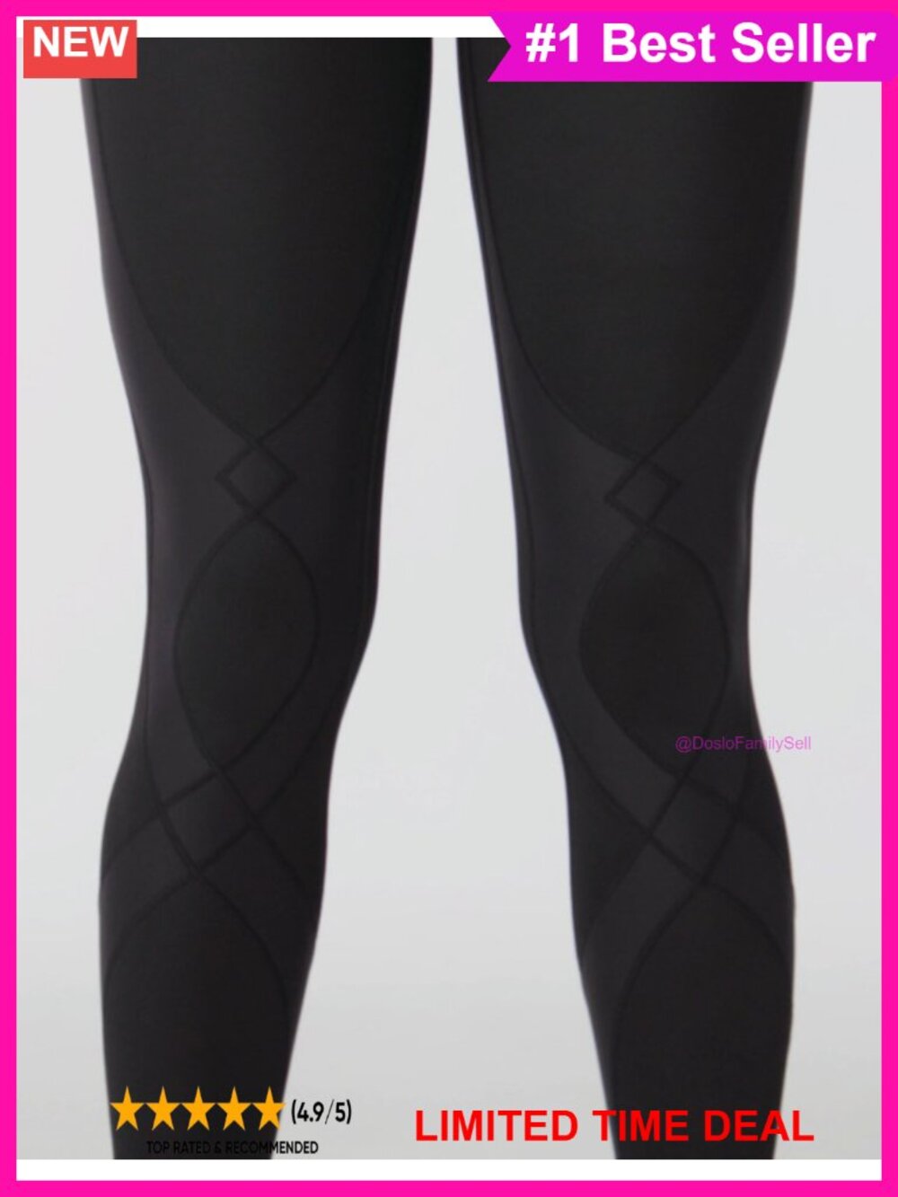 Stabilyx Mid Rise Compression Tights Running Recovery - Picture 6 of 6